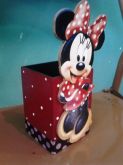 Porta lápis Minnie Vermelha