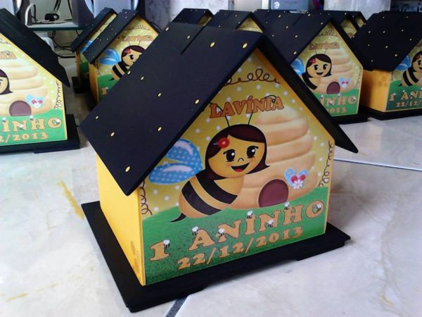 Cofre casinha Abelhinha!